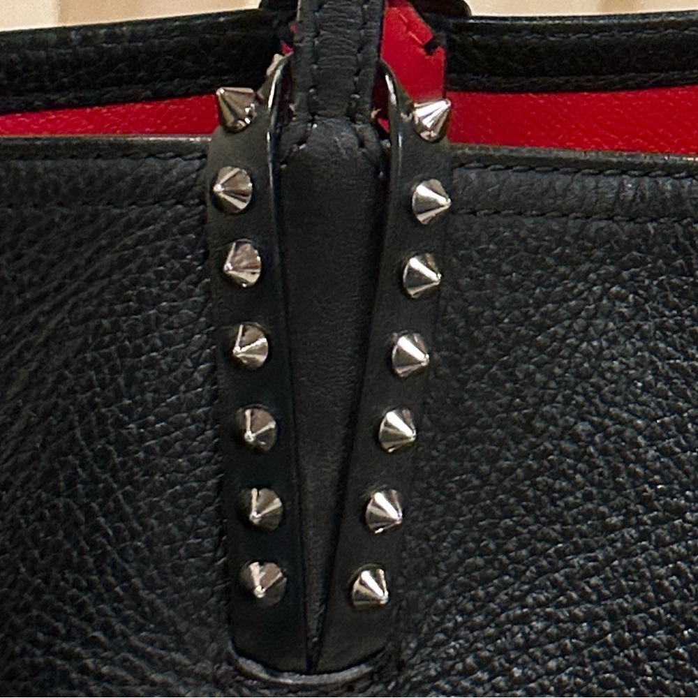 Authentic Christian Louboutin Cabata Tote in Grained Leather Tote Bag ✨ - Picture 6 of 16